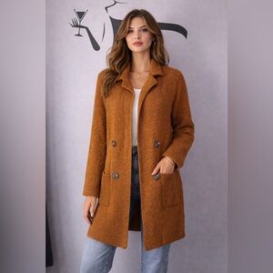 Active USA Women's Tan Cardigan. PTP 20